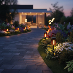 Lampka Solarna Flame 1800K IP44 EKO2501