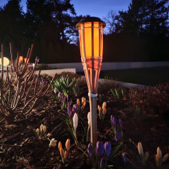 Lampka Solarna Bamboo 1800K IP44 EKO2503