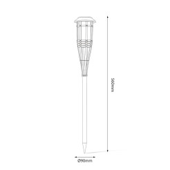 Lampka Solarna Bamboo 1800K IP44 EKO2503