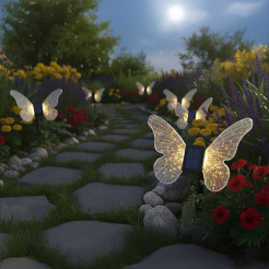 Lampka Solarna Butterfly 3000K IP44 EKO2505
