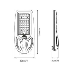 Lampa Solarna Venice 50W 450lm 4000K IP65 EKO2513