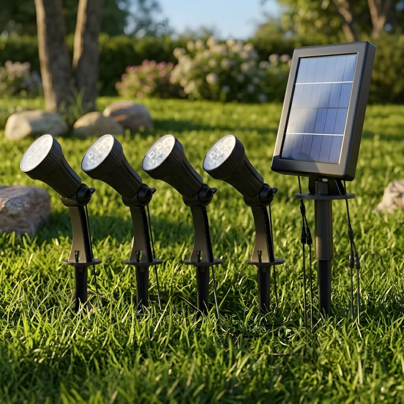 Lampka Solarna Bush 250lm 3000K IP44 EKO2506