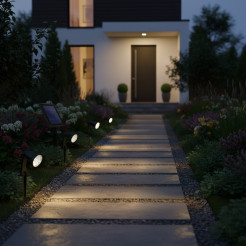Lampka Solarna Bush 250lm 3000K IP44 EKO2506