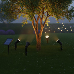 Lampka Solarna Bush 250lm 3000K IP44 EKO2506