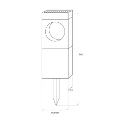 Lampka Solarna Cyklop 3000K IP44 EKO2522