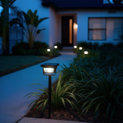 Lampka Solarna Point 70lm 8000K IP44 EKO2523