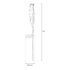 Lampka Solarna Pampas 3000K IP44 EKO2525