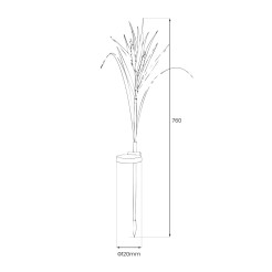 Lampka Solarna Wheat 3000K IP44 EKO2526
