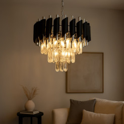 Żyrandol CRISTAL Chrome 5xE14 ML2519