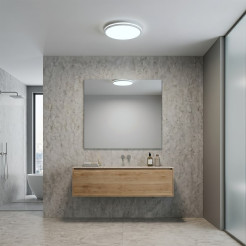 Plafon Hugo 12-18-24W 3CCT IP54 Biały ML2563