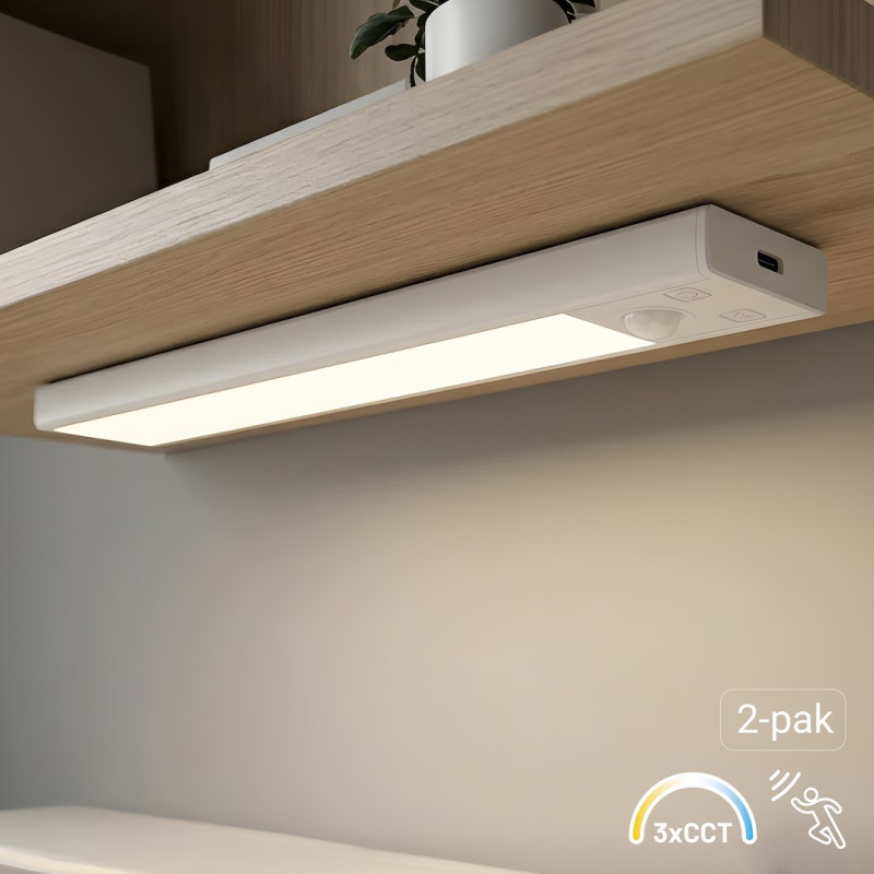 Lampka Podszafkowa Viro 3CCT 20cm Dwupak EKB2576