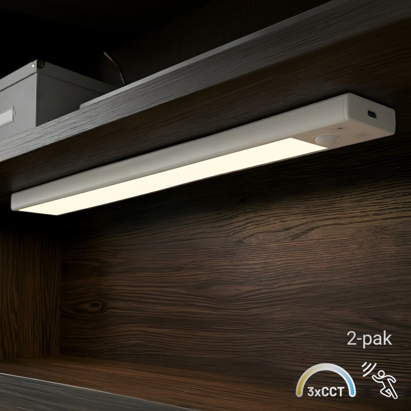 Lampka Podszafkowa Viro 3CCT 30cm Dwupak EKB2577