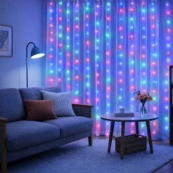 Kurtyna Okienna Girlanda Mery 300 LED USB Kolorowa EKG2682