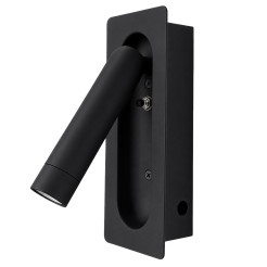 Kinkiet podtynkowy Inn 3W LED 3000K Czarny ML2584