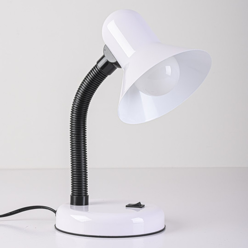 Lampka biurkowa Mentor Biały 1xE27 ML2569