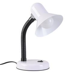 Lampka biurkowa Mentor Biały 1xE27 ML2569
