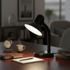 Lampka biurkowa Mentor Czarny 1xE27 ML2570