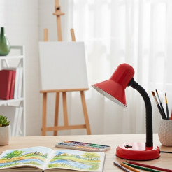 Lampka biurkowa Mentor Czerwony 1xE27 ML2571