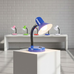 Lampka biurkowa Mentor Niebieski 1xE27 ML2572