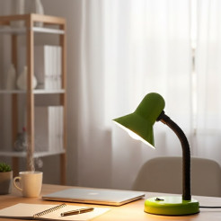 Lampka biurkowa Mentor Zielony 1xE27 ML2574