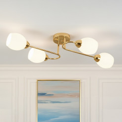 Lampa sufitowa KING GOLD 4xE27 ML2757