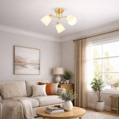 Lampa sufitowa PAFOS GOLD 3xE27 ML2765