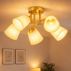 Lampa sufitowa PAFOS GOLD 5xE27 ML2766