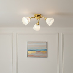 Lampa sufitowa CLARA GOLD 3xE27 ML2760