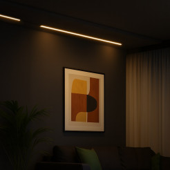 Slim Magnetic Track Czarny 91cm 30W LED Tuya CCT 48V ML2591