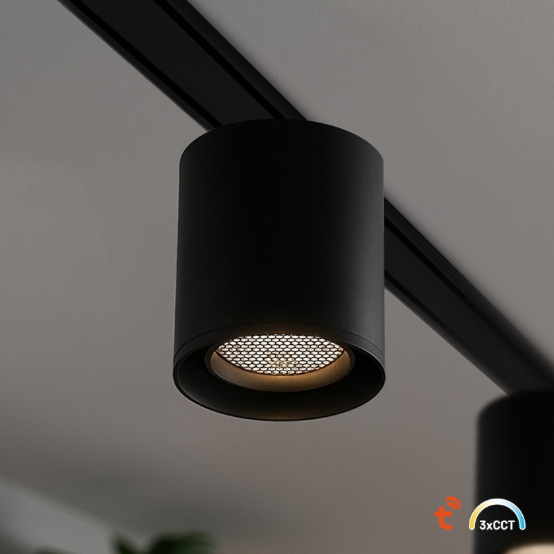 Slim Magnetic Track Czarny tube 6W LED Tuya CCT 48V ML2593