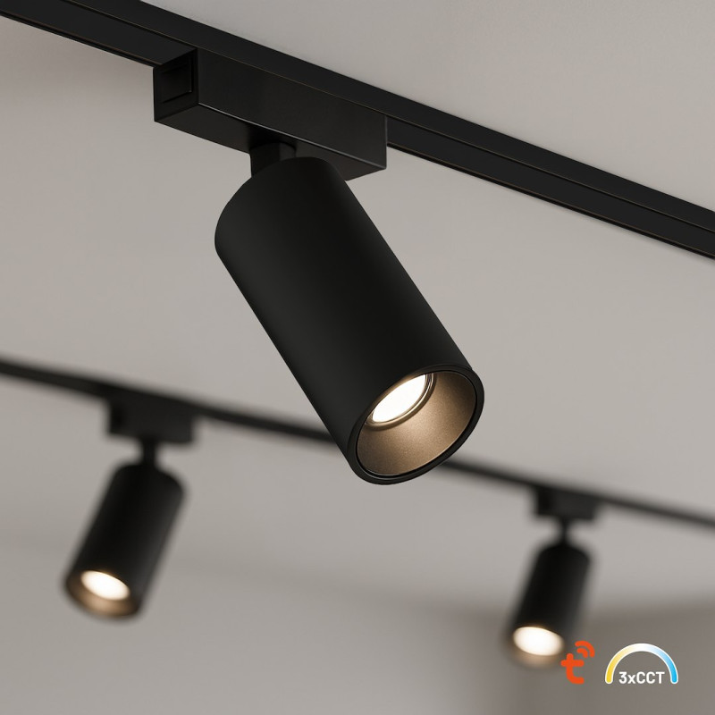 Slim Magnetic Track Czarny spot 9W LED Tuya CCT 48V ML2595