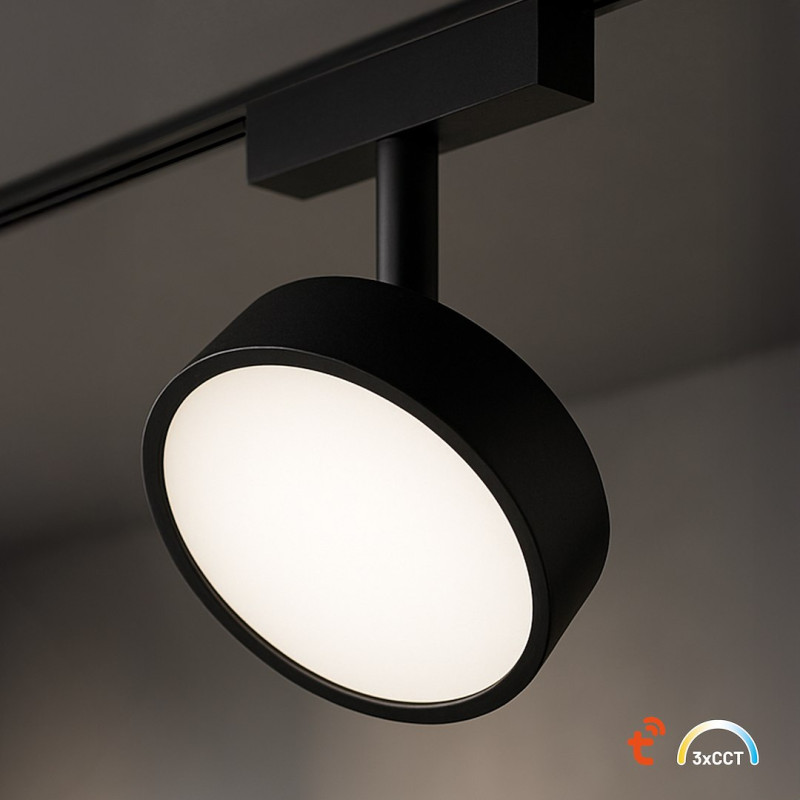 Slim Magnetic Track Czarny 9W LED Tuya CCT 48V ML2597