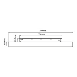 Magnetic Track 10mm 10W CCT 48V ML2640