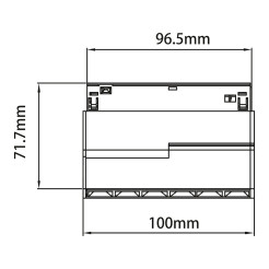 Magnetic Track 10mm 6W CCT 48V ML2644
