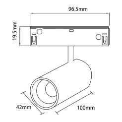 Magnetic Track 10mm 12W CCT 48V ML2646