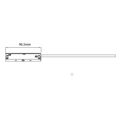 Łącznik do zasilacza zewnętrznego Magnetic Track 10mm ML2651