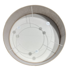 Lampa sufitowa Marshall 3xE27 Ø50cm Biały/Brąz MLP2424