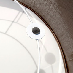 Lampa sufitowa Marshall 3xE27 Ø50cm Biały/Brąz MLP2424