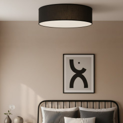 Lampa sufitowa Marshall 3xE27 Ø50cm Biały/Czarny MLP2426