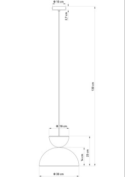 A 1 lampa wisząca szary beż 41648
