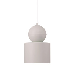 B 1 lampa wisząca szary bez 41656