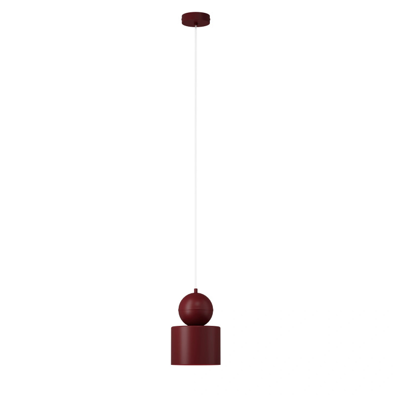 B 1 lampa wisząca bordowy 41660