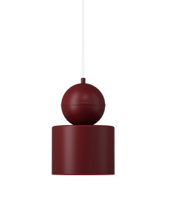 B 1 lampa wisząca bordowy 41660