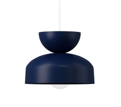 H 1 lampa wisząca granatowy 41708