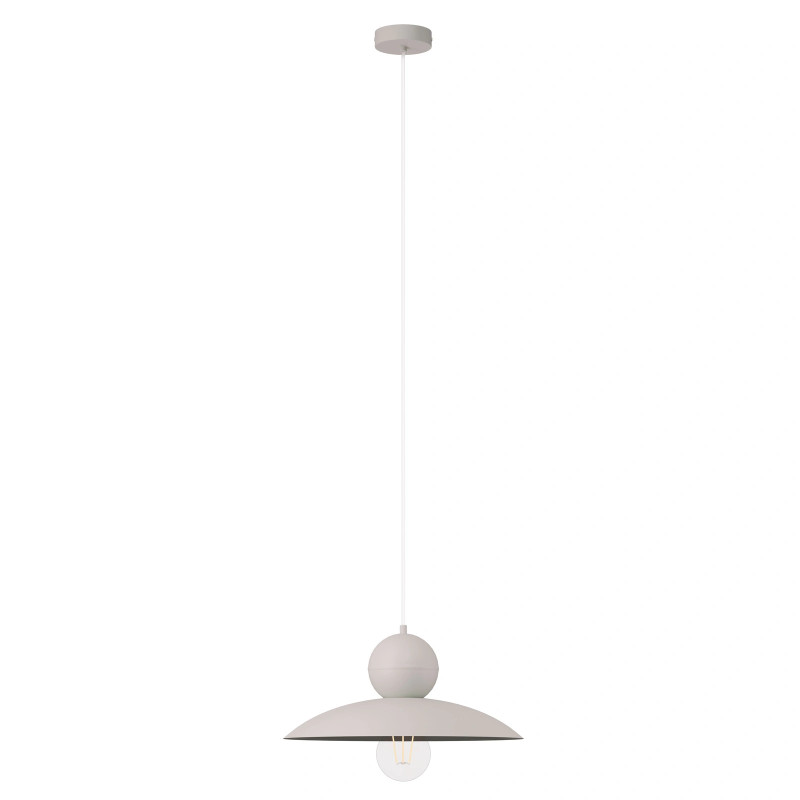 E 1 lampa wisząca szary bez 41664