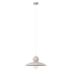 E 1 lampa wisząca szary bez 41664