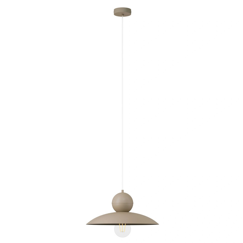 E 1 lampa wisząca ciepły beż 41666