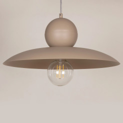 E 1 lampa wisząca ciepły beż 41666