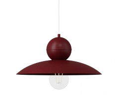 E 1 lampa wisząca bordowy 41668