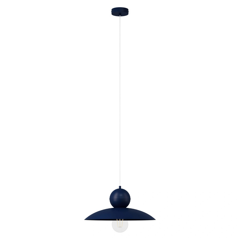 E 1 lampa wisząca granatowy 41669